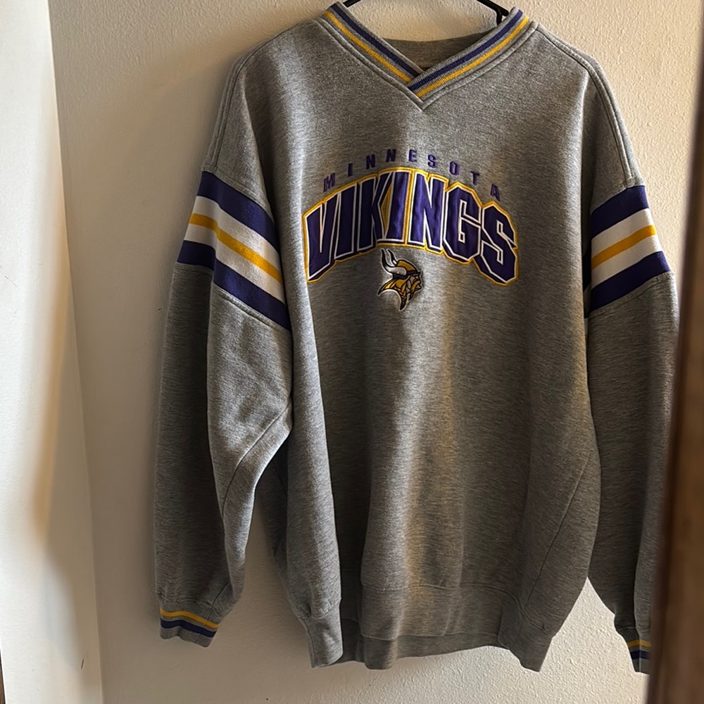 Minnesota Vikings Gray Sweater